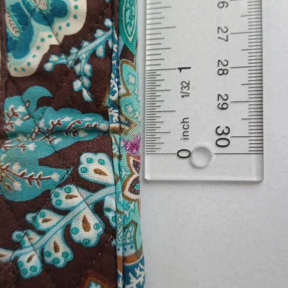 Vera Bradley Java Blue Compact Wallet - Picture 13 of 17